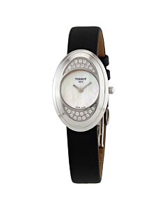 Women's Precious Flower Synthetic Fabric White Mother of Pearl Dial Watch