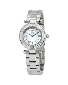Women's Precious Stainless Steel White Dial Watch