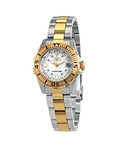 Men's Pro Diver Two-Tone Stainless Steel MOP Dial Gold-Tone Bezel SS