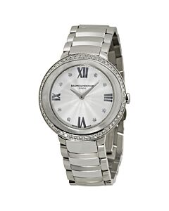 Women's Promesse Stainless Steel Silver Dial Watch