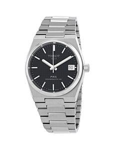 Unisex PRX Powermatic 80 Stainless Steel Black Dial Watch