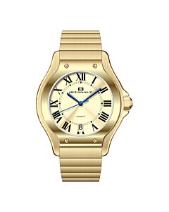 Women's Rayonner Stainless Steel Gold-tone Dial Watch