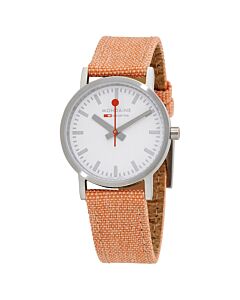 Women's (Recycled PET) Textile (Cork Backed) White Dial Watch