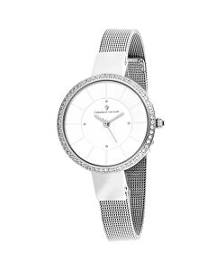 Women's Reign Stainless Steel Mesh Silver Dial Watch