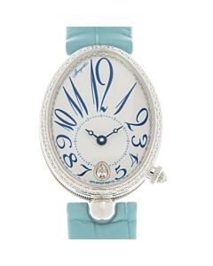 Women's Reine de Naples (Alligator) Leather White Dial Watch