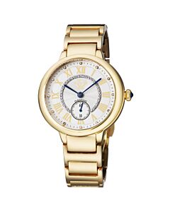 Women's Rome Stainless Steel White Dial Watch