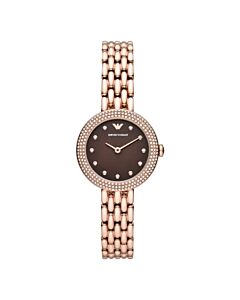 Women's Rosa Stainless Steel Brown Dial Watch