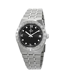 Women's Royal 316L Steel Black Dial Watch