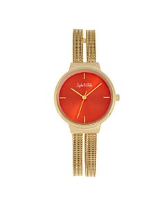Women's Sedona Stainless Steel Orange Dial Watch