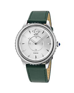Women's Siena Vegan Vegan Leather Silver-tone Dial Watch