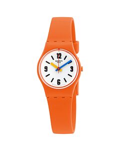 Women's Silicone White Dial Watch