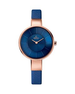 Women's Sol Leather Blue Dial Watch