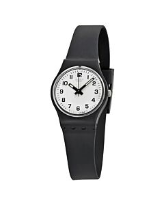 Women's Something New Silicone Black Dial Watch