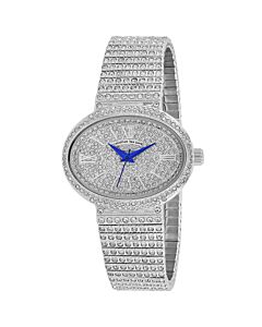 Women's Sparkler Stainless Steel (Crystal-set) Silver (Crystal Pave) Dial Watch