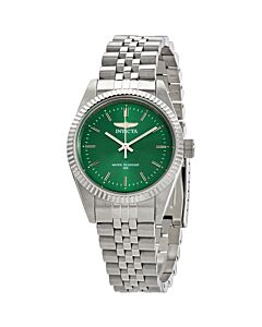 Women's Specialty Stainless Steel Green Dial
