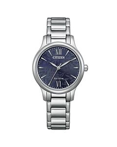 Women's Stainless Steel Blue Dial Watch