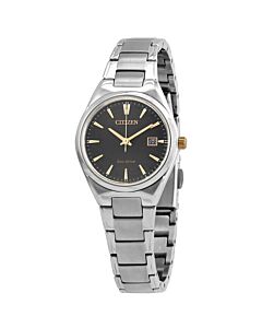 Women's Stainless Steel Grey Dial Watch
