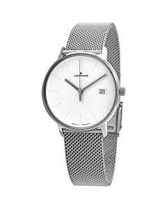 Women's Form Damen Stainless Steel Mesh White Dial Watch