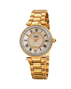 Women's Stainless Steel Mother Of Pearl Dial