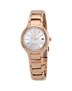 Women's Stainless Steel Mother of Pearl Dial Watch