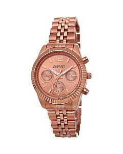 Women's Rose-Tone Stainless Steel Rose-Tone Dial