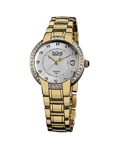 Women's Silver Tone Dial Gold Tone Stainless Steel