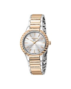 Women's Stainless Steel Silver-tone Dial Watch