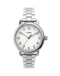 Women's Standard Stainless Steel Silver-tone Dial Watch