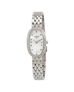 Women's Symphonette Stainless Steel White Mother of Pearl Dial Watch