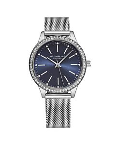 Women's Symphony Stainless Steel Black Dial Watch