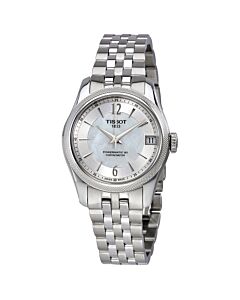 Women's T-Classic Ballade Stainless Steel Mother of Pearl Dial