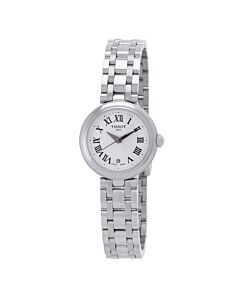Women's T-Lady Stainless Steel White Dial Watch