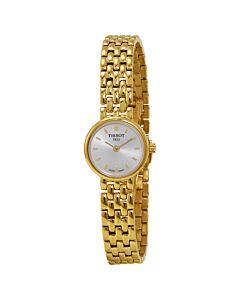 Women's T-Trend Collection Gold-plated Stainless Steel Silver Dial