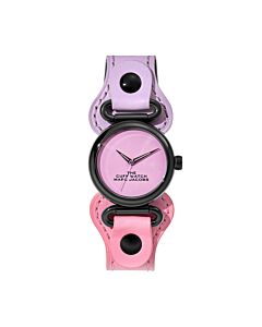 Women's The Cuff Leather (Cuff) Purple Dial Watch