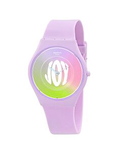 Women's Time For Joy Silicone White Dial Watch