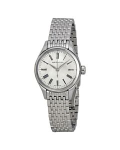 Women's Timeless Classic Valiant Stainless Steel Mother of Pearl Dial