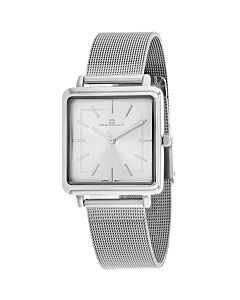 Women's Traditional Stainless Steel Silver-tone Dial Watch