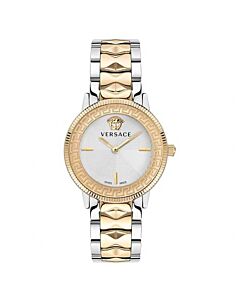 Women's V-Tribute Stainless Steel Silver Dial Watch