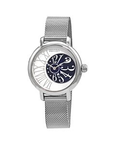 Womens-Valentina-Elegant-Stainless-Steel-316L-Mesh-White-Dial-Watch