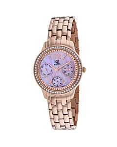Women's Valentini Stainless Steel Mother of Pearl Dial Watch