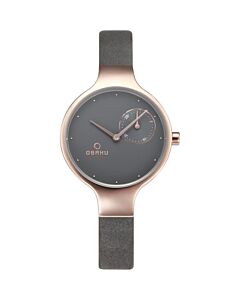 Women's Vand Leather Grey Dial Watch