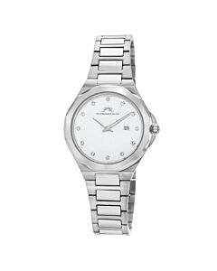 Women's Victoria Stainless Steel Silver-tone Dial Watch