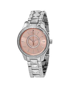 Women's VIII Montaigne Stainless Steel Pink (Diamond-set) Dial Watch