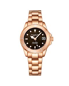 Women's Vogue Stainless Steel Brown Dial Watch