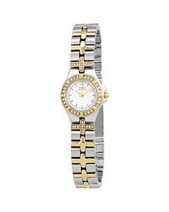 Women's Wildflower SS and 18K GP SS White Dial Stainless Steel