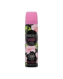 Yardley Of London Ladies Cherry Blossom & Peach Body Spray 2.5 oz Bath & Body 5056179301528