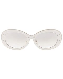 Yohji Yamamoto White/Chrome Sunglasses