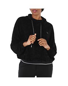 Yuj Ladies Black Ana Relaxed Fit Sweatshirt