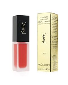 Yves Saint Laurent Unisex Tatouage Couture Velvet Cream Velvet Matte Stai 0.2 oz # 202 Coral Symbol Makeup 3614272942615