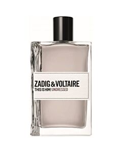 Zadig & Voltaire Men's This Is Him! Undressed EDT Spray 3.4 oz Fragrances 3423222086688